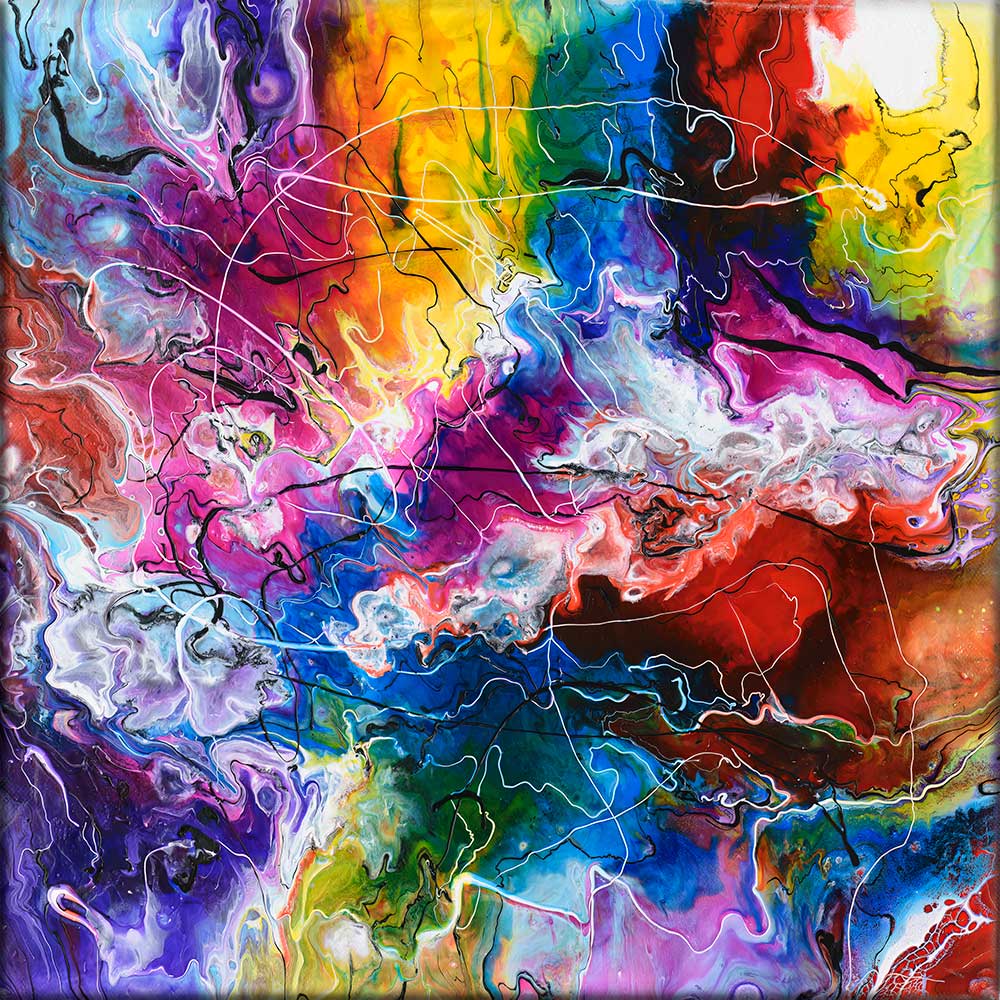 Colorful abstract painting Colorize I