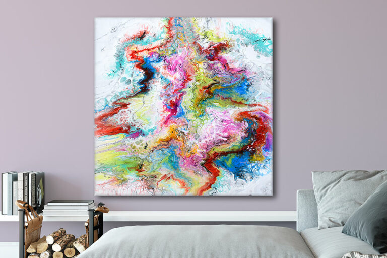 Art on canvas for living room