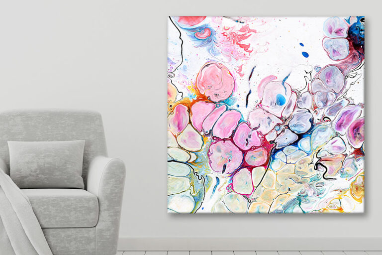 Large abstract canvas wall art
