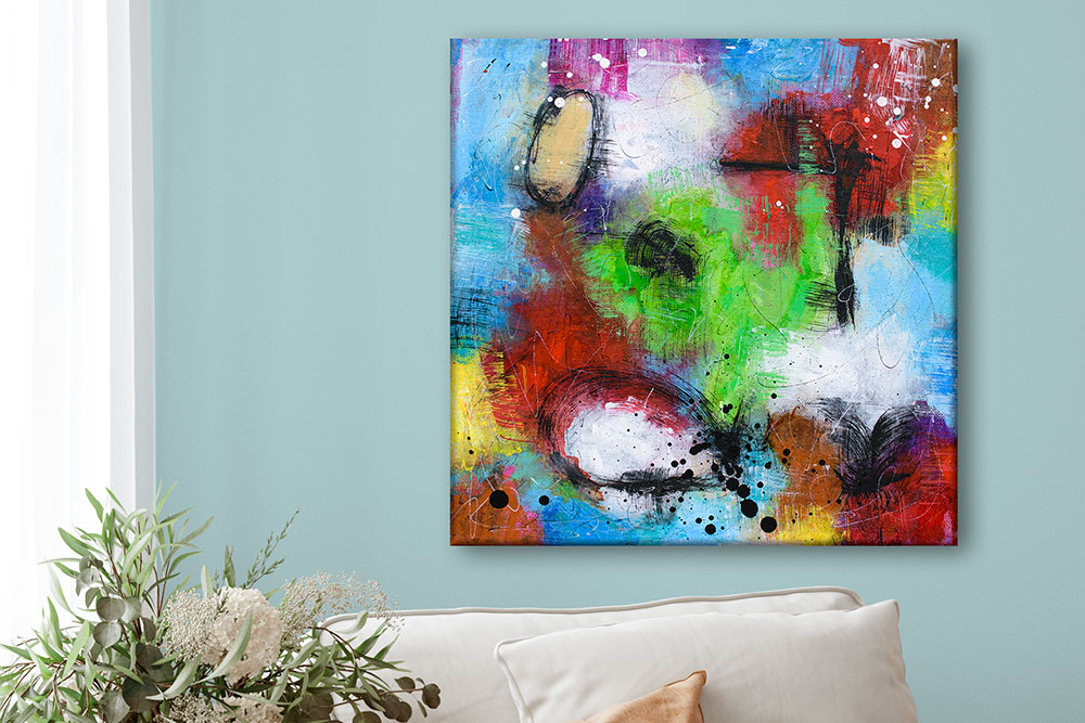 Colorful painting for living room Eclectic II