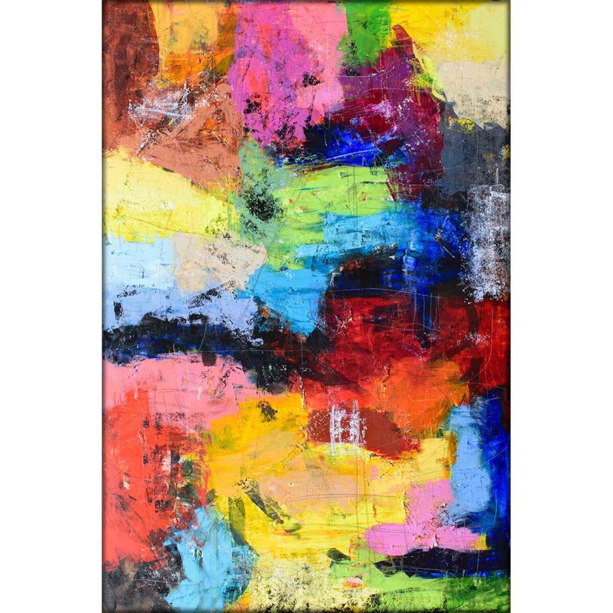 Large abstract painting Truth I - Michael Lønfeldt
